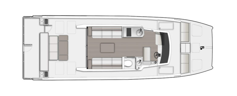 SilverCat 40 LUX - Deck Plan